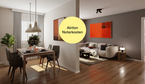 Aktion Notarkosten - Helle Erdgeschosswohnung mit offenem Wohn- und Essbereich