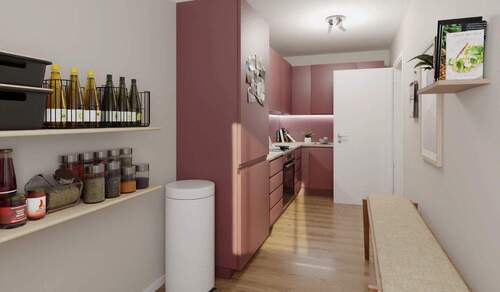 Küche - Etagenwohnung mit 80,80 m&sup2; in Berlin zum Kaufen