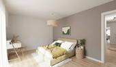 Helles und komfortables Schlafzimmer - 