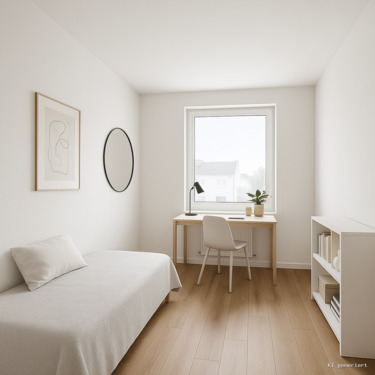 Visualisierung Kinder- / Arbeitszimmer - 3 Zimmer Etagenwohnung zum Kaufen in Weyhe