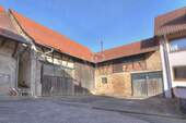 Ansicht Scheune + Zufahrt - 