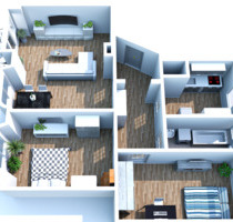 großzügige 3-Raum-Wohnung mit Balkon und KFZ-Stellplatz im Zentrum von Döbeln