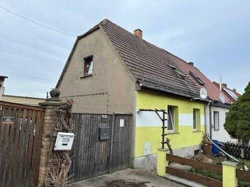 Seitenansicht.jpg - 3 Zimmer Doppelhaushälfte zum Kaufen in Goseck