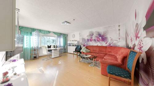 Wohnzimmer - 3 Zimmer Etagenwohnung zum Kaufen in Schweinfurt