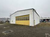 Ansicht - Halle mit Büro, Carports und Stellfläche kaufen
