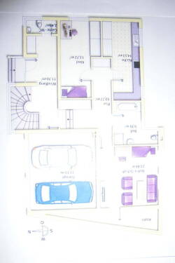 EG und Garage - 