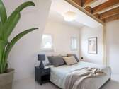Visualisierung des Schlafzimmers im Dachgeschoss - 