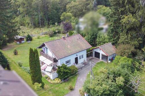 Luftaufnahme Grundstück - 6 Zimmer Einfamilienhaus in Gauting