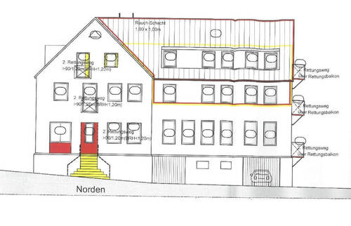 Außenansicht - Projektpaket: Bestandsgebäude mit Baugenehmigung zum Umbau als Mehrfamilienhaus!