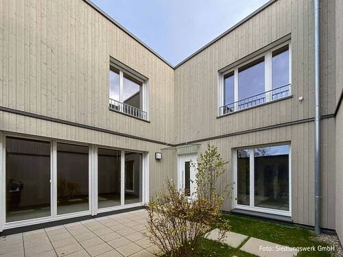 Innenhof Reihenhaus 18, aktuelles Foto - 