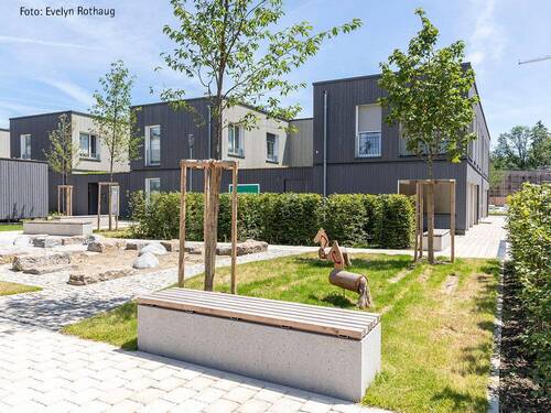 Spielfläche - Mittelhaus in Wangen im Allgäu »RH in Wangen im Allgäu Wohnen am Argenbogen«