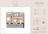 Grundriss - 2 Zimmer Etagenwohnung zur Miete in Wolfsburg
