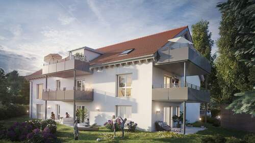 Ansicht Süd-Ost - Naturschönheit - Naturnah Leben in Gerbrunn