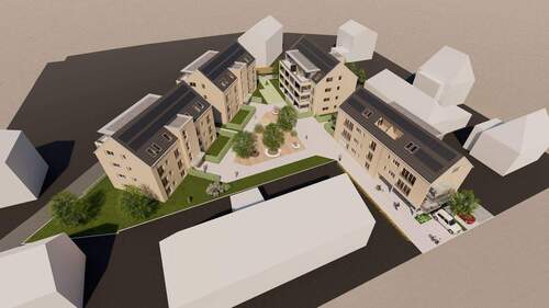 Projektansicht - 3 Zimmer Etagenwohnung in Schopfheim