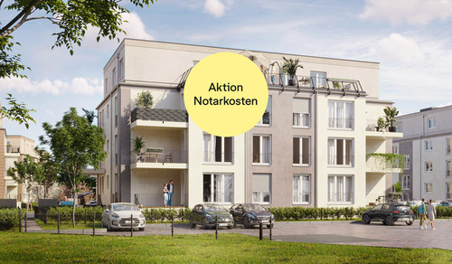 Aktion Notarkosten - Geräumige Erdgeschosswohnung mit Balkon
