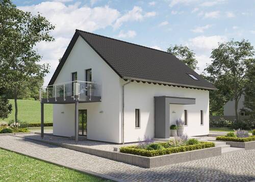 Hausansicht - Mit Ihrem Wohntraum Platz schaffen für die ganze Familie - massa haus - Ihr Baupartner