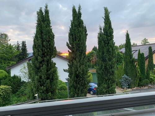 Ausblick vom Balkon - 7 Zimmer Einfamilienhaus zur Miete in Teningen