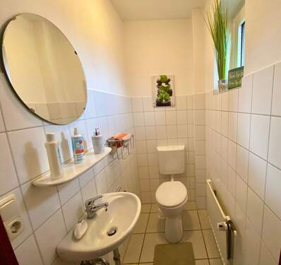 Gäste WC - Doppelhaushälfte mit 98,00 m&sup2; in Apensen zur Miete