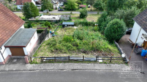 Luftbild von Norden - Grundstück zum Kaufen in Niederschlettenbach