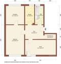 Grundriss - 3 Zimmer Etagenwohnung in Zittau
