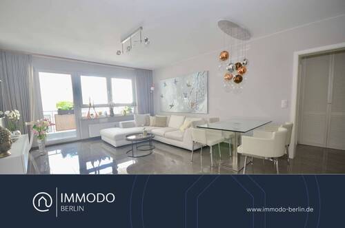 Wohnzimmer - ?? Fußläufig zum Schlachtensee - moderne 3 Zimmer Wohnung mit Garten, SW Terrasse und Ankleide