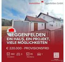 Provisionsfrei - Eggenfelden! Ein Haus, ein Projekt, viele Möglichkeiten (240417)
