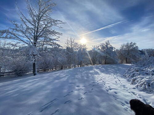 Winteraussicht seitlich - 