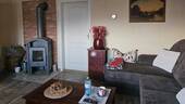 OG Wohnzimmer mit Kaminofen - 