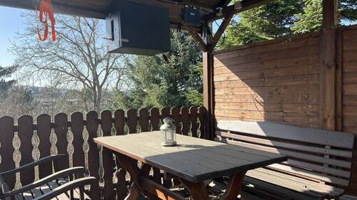 überdachte Sitzecke - 