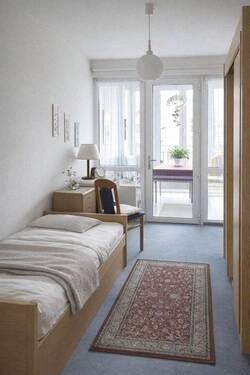 Schlafzimmer mit Wintergarten - 