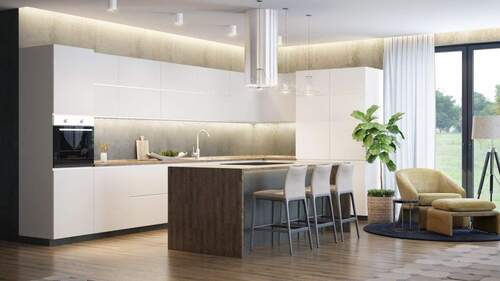 Muster Einbauküche - Etagenwohnung mit 137,20 m&sup2; in Greifswald zur Miete