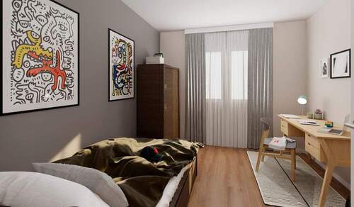 Praktisches Kinderzimmer 1 - Etagenwohnung mit 95,80 m&sup2; in Hoppegarten zum Kaufen