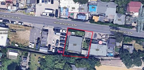 Luftbild - Grundstück in Düsseldorf zum Kaufen