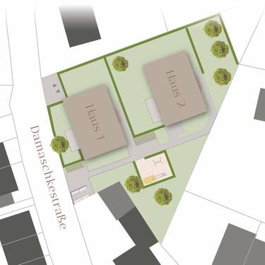 Grundstücksplan - Etagenwohnung mit 80,10 m² in Erlangen zum Kaufen