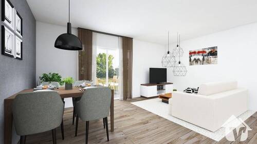 EG 05 Wohnbereich - 3 Zimmer Etagenwohnung in Lingen