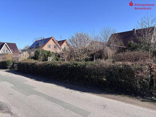 Südansicht Grundstück - Grundstück in Gehrde