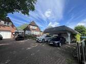 1. Titelbild Außenansicht - 2 stilvolle Häuser - Wohnen Arbeiten + Wintergarten, Traumgarten, Garage, Doppelgarage + Carport