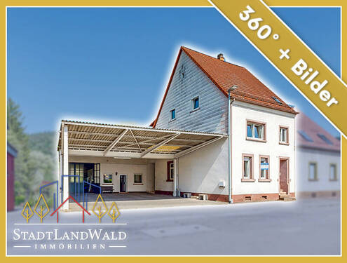 Titelbild-Exposé - Platzwunder mit Werkstatt und Ausblick in Münchweiler - Einziehen, gestalten und wohlfühlen