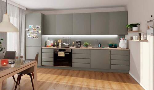 Offene Wohnküche - 4 Zimmer Etagenwohnung zum Kaufen in Hoppegarten