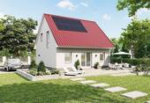 Gartenansicht.jpg - Grundstückskauf und Neubau 4-Zimmer-Massivhaus