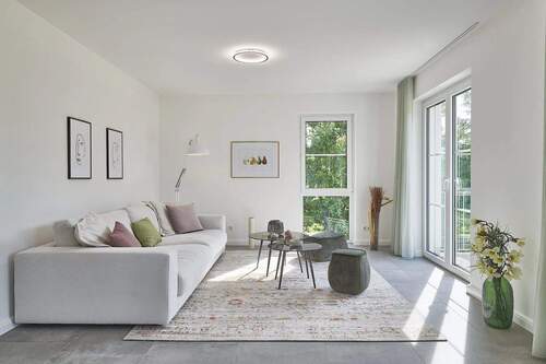Wohnzimmer - 4 Zimmer Einfamilienhaus in Ursberg
