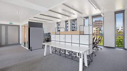 8 Arbeitsplätze inkl. Ausstattung - Bürofläche direkt an der Donnersbergerbrücke mieten - All-in-Miete