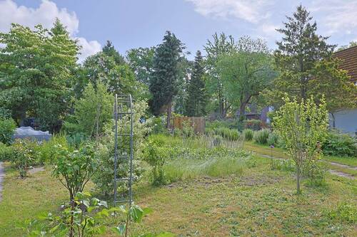 Viel Sonne: Foto vom Grundstück - Grundstück in Hamburg