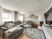 Wohnzimmer Ansicht I - 4 Zimmer Einfamilienhaus in Wrist