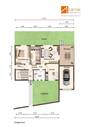 GR Erdgeschoss visuell als 2D Ansicht aufbereitet. - 
