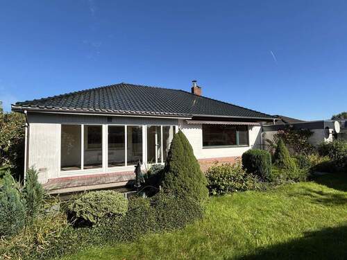 Rückansicht des Hauses - 3 Zimmer Bungalow in Eggebek