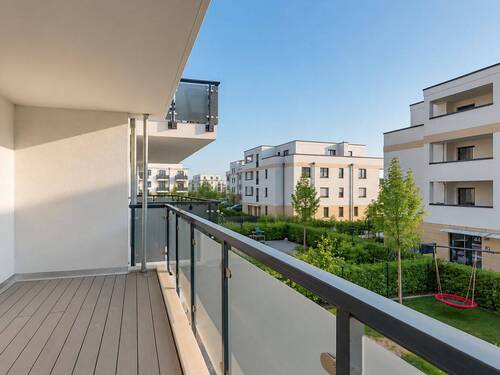 Titelbild - Neuwertige 4-Zimmer-Wohnung mit Fußbodenheizung & Westbalkon