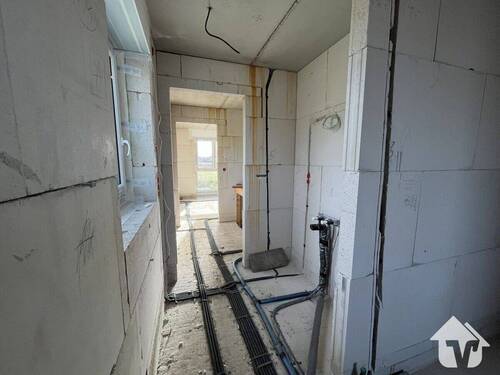 Bad Waschtschbereich - Moderne Neubau-Haushälfte in Fürstenau - stilvoll und nachhaltig. HH02