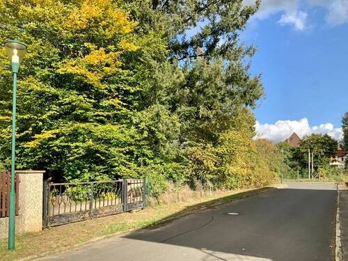 Blick zum Grundstück - Grundstück sucht zwei Bauherren in Borgsdorf