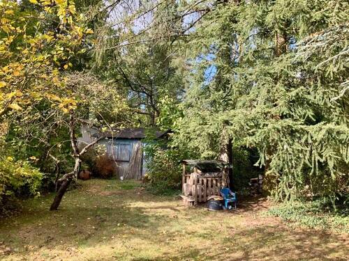 Blick auf das Grundstück - 